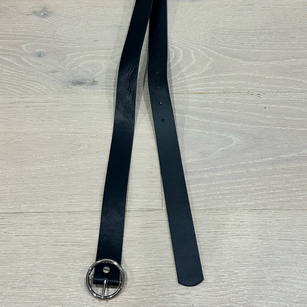 Black Leather Belt